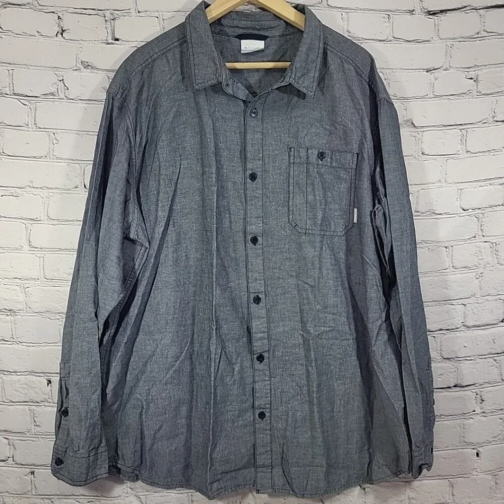 Button-Front Shirts Lot Of 4 Mens Sz XXL Assorted Casual Plaid Work‎